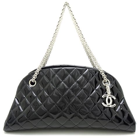 chanel mademoiselle bowling bag review|Unboxing Chanel Mademoiselle Patent Leather Bowling Purse Haul.